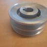 Logic LRM/TRM 1.2m Rotary Mower Spindle/nuts/bearing/pulley/key - LRL120-39 Double center pulley